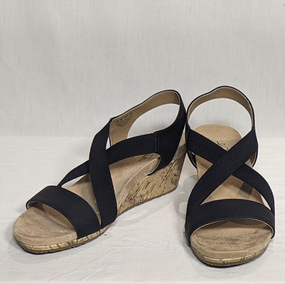 NEW Life Stride Women's Mexico Wedge Sandal Sz 10 - Picture 2 of 4